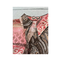 Patchwork Paisley Cotton Button Up Shirt