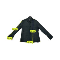 Project Black Pinstripe Collared Blouse