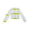 Armani Jeans White Zip Up Utility Jacket