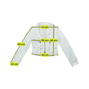 Armani Jeans White Zip Up Utility Jacket