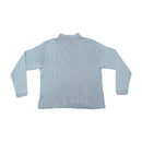 Champion Vintage Cotton Blend Ribbed Half Zip Sweater