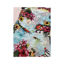 Floral Script Print V-Neck Tank Top