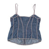 Scervino Street Pintucked Cotton Linen Tank Top