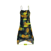 Lange Pineapple Print Handkerchief Hem Dress