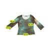 Blusa Only Nine Petite em Rede Tie-Dye com Lantejoulas