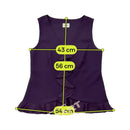 Blusa Roman Originals com decote em V e Folhos em Cascata