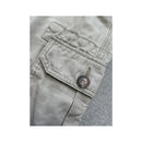 Vintage Beige Utility Cargo Shorts