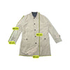 Vintage Beige Minimalist Car Coat Jacket