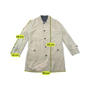 Vintage Beige Minimalist Car Coat Jacket