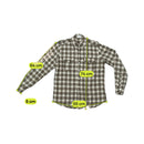 VIyella Brown Plaid Wool Cotton Button-Up Shirt