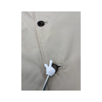 Vintage Beige Minimalist Car Coat Jacket