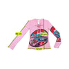 Custo Graphic Tie Neck Cotton Long Sleeve T-shirt (Repriced)