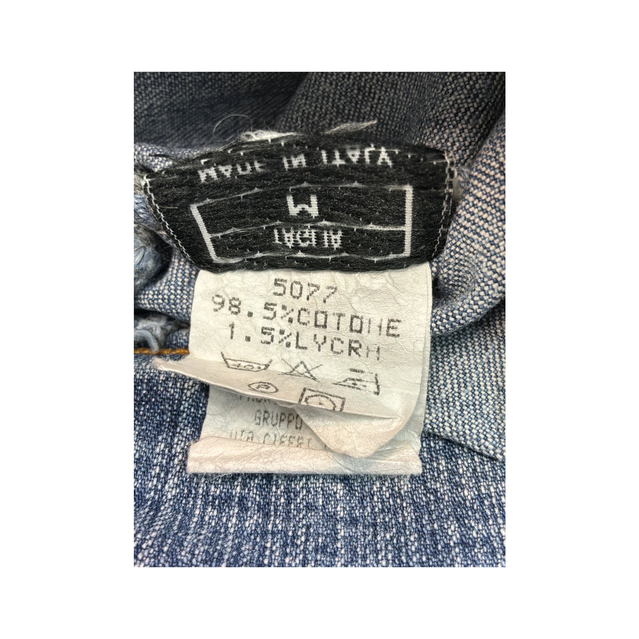 Extyn Cropped Faded Denim Zip Jacket