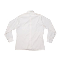 Mode White Long Sleeve Button-Up Shirt