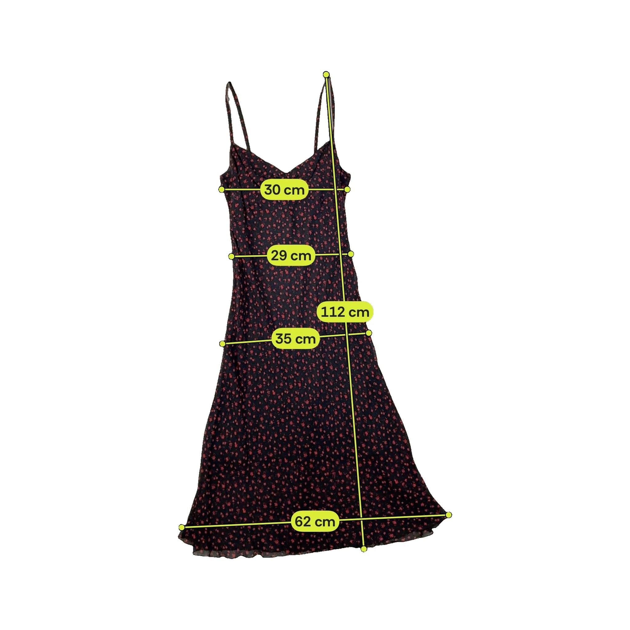 Habana Floral Print Viscose Slip Dress
