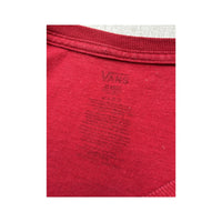 Vans Red Logo Cotton Graphic Shirt