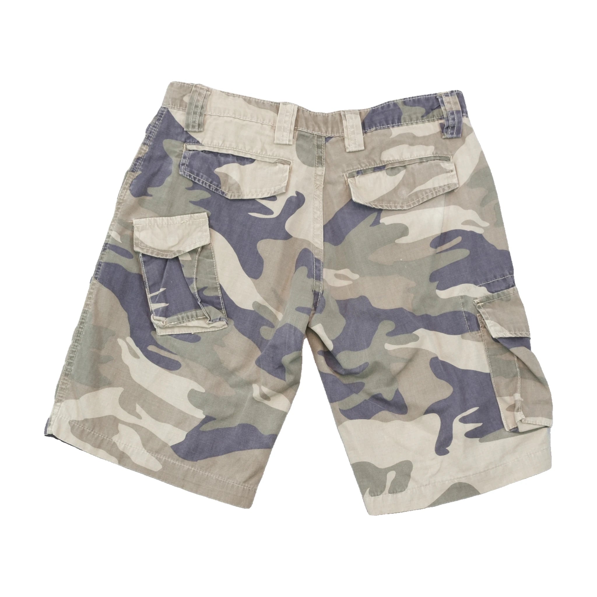 Watergate Camouflage Cotton Cargo Shorts