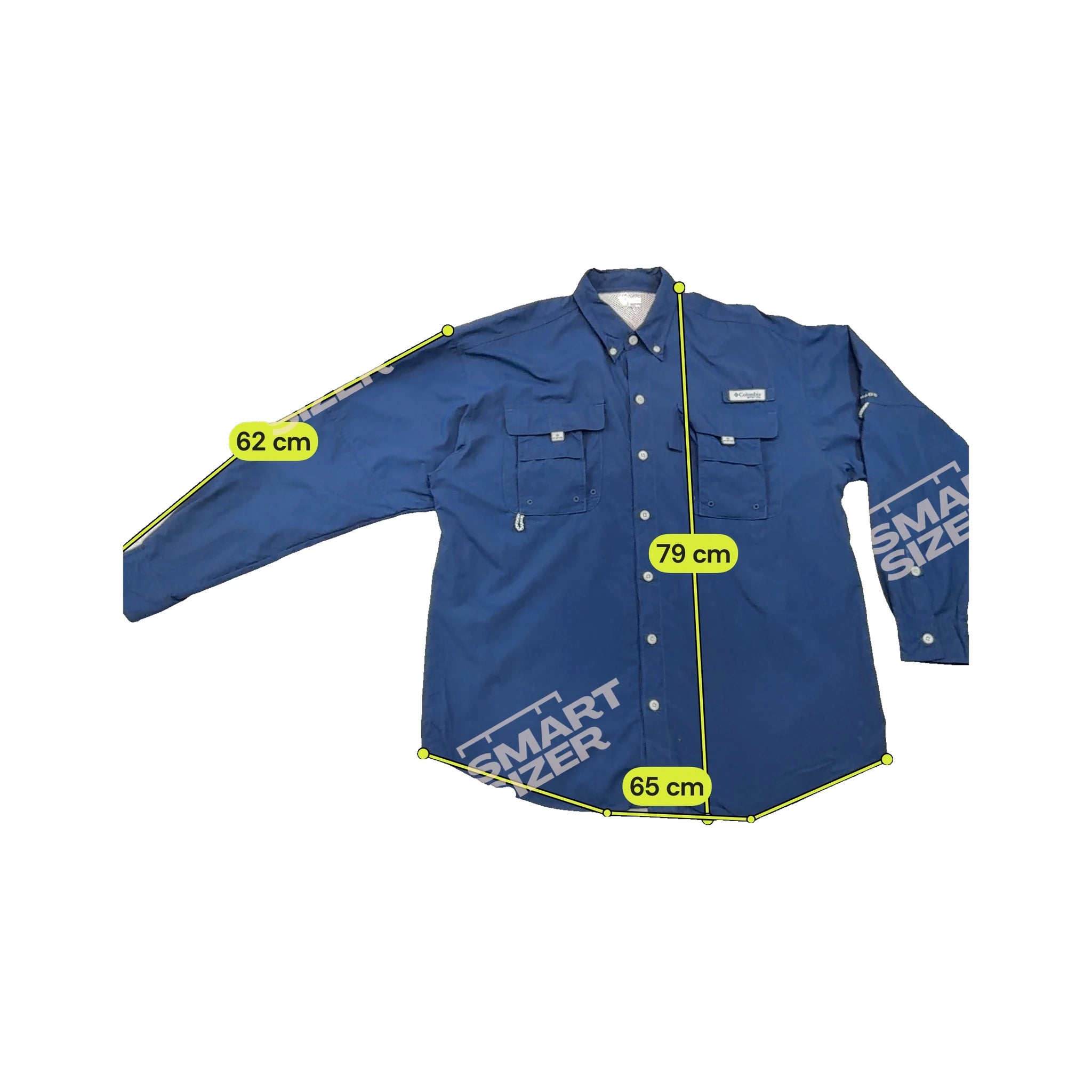 Columbia PFG Omni-Shade Nylon Fishing Button Up Shirt