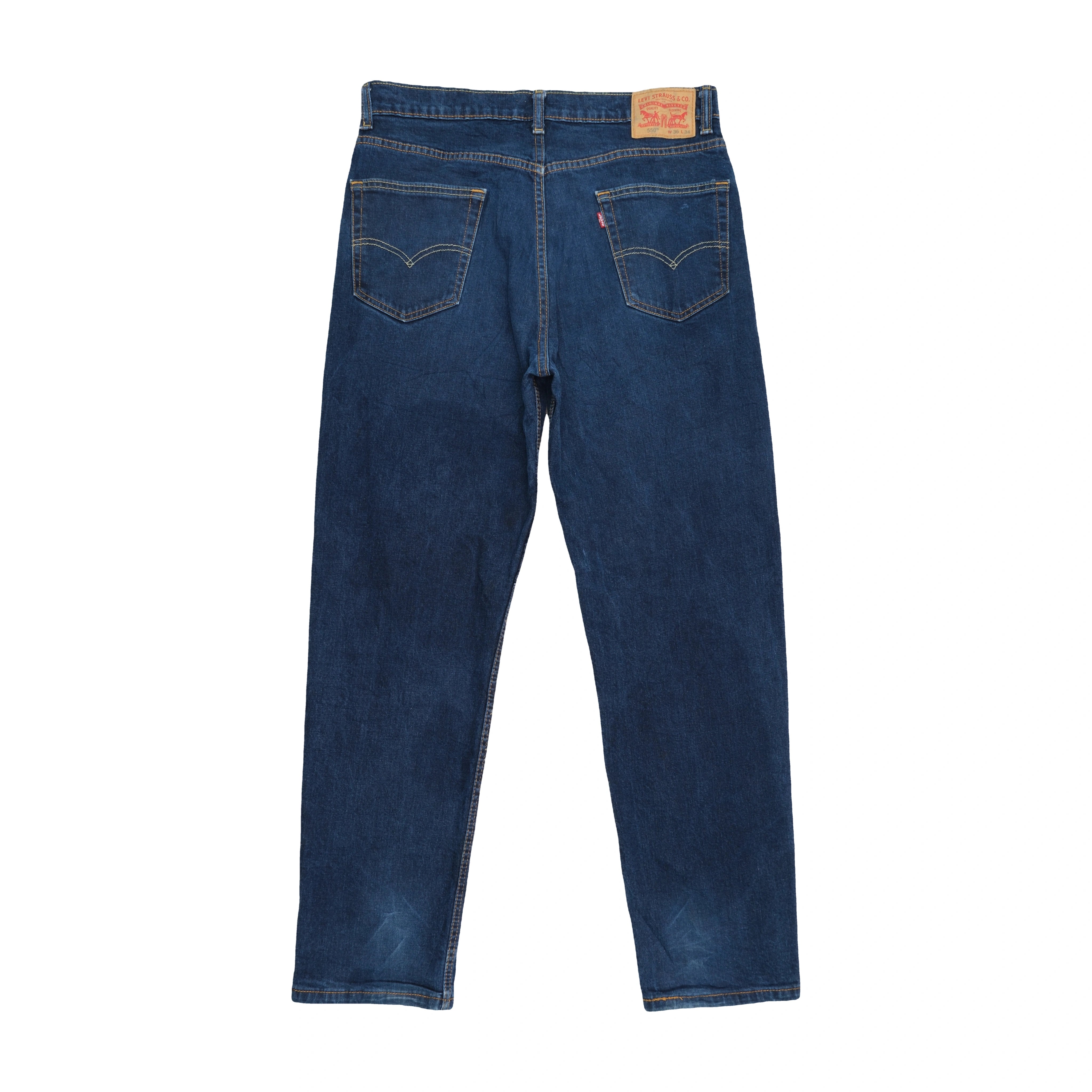 Levi Strauss & Co. Vintage Blue Distressed Straight Leg Jeans