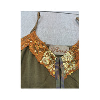 Phard Sequin Lace Camo Mesh Tank Top