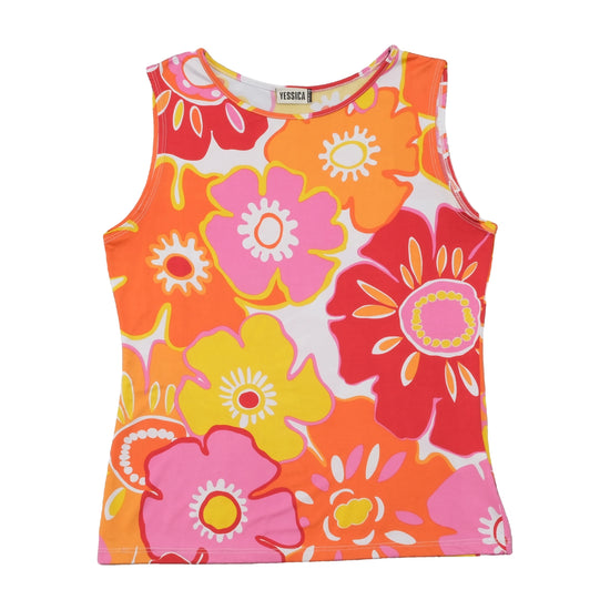 Yessica Retro Floral Tank Top