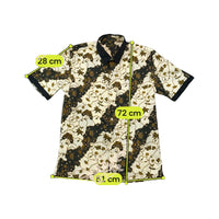 Semata Wayang Vintage Batik Print Cotton Button Up Shirt