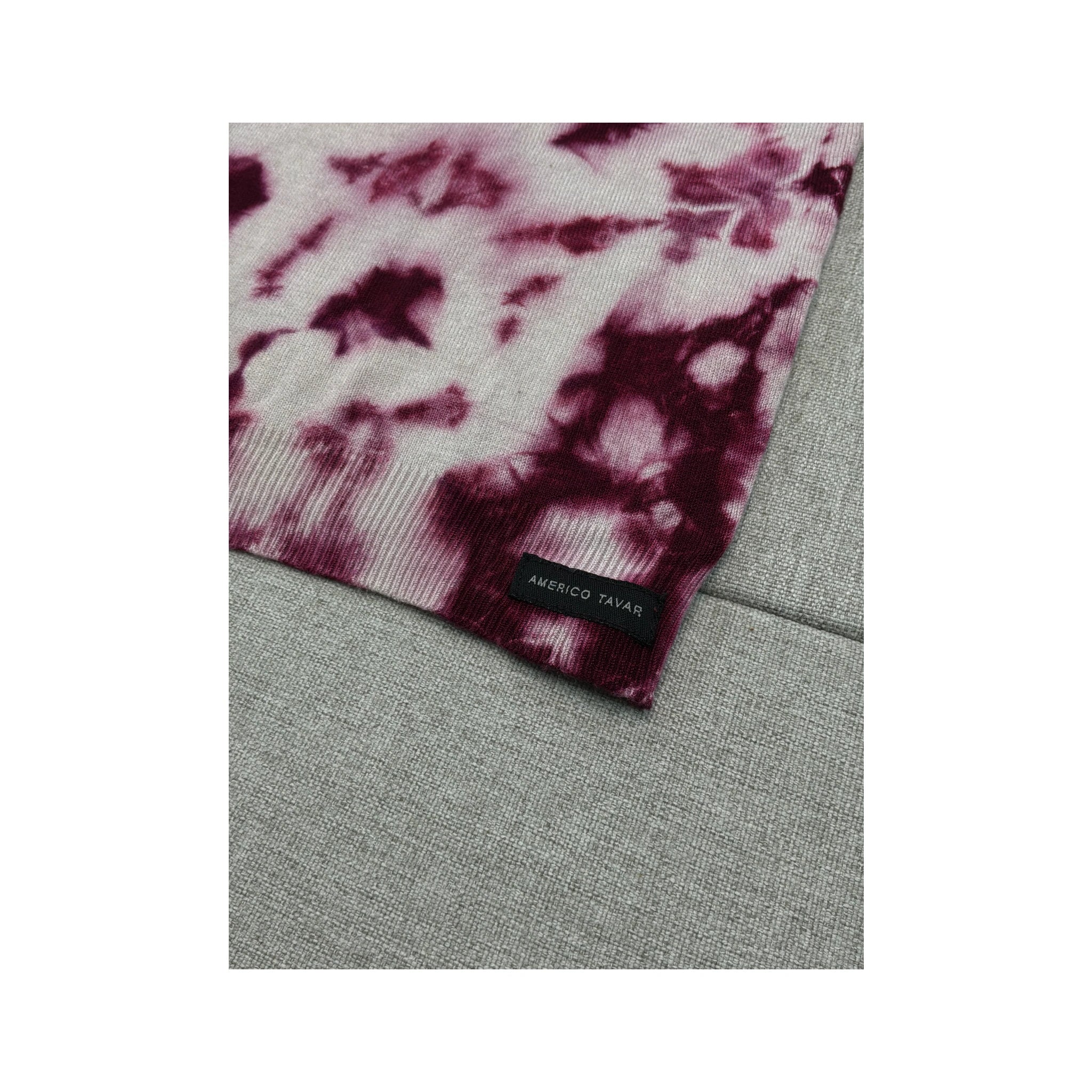 Americo Tavar Tie Dye Rib Knit Halter Tank Top