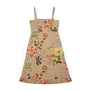Philosophy Di Alberta Ferretti Beaded Floral Cotton Slip Dress