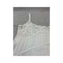 Faddy's Crochet Trim White Cotton Slip Dress