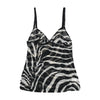 Dolce & Gabbana Zebra Print Sheer Mesh Tank Top