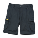 DHL Black Utility Cargo Shorts
