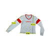 adidas Y2K Logo V-Neck Athletic Sweater