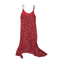 Floral Handkerchief Hem Slip Dress (Repriced)