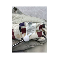 Marithé + François Girbaud Beige Embroidered Flap Pocket Five-Pocket Jeans