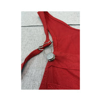 Vintage Phard Red Cotton Short Overalls