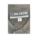 Pal Zileri Gray Band Collar Utility Shirt