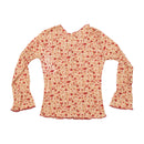 Blusa Pull Shop floral de Manga de Sino