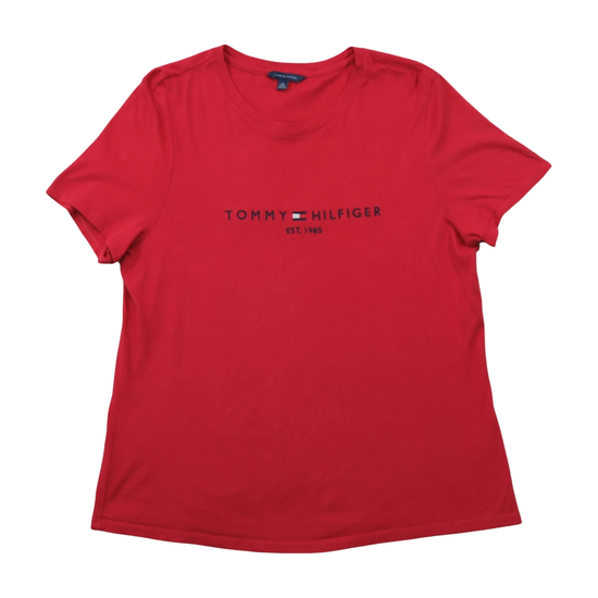 Tommy Hilfiger Logo Print Cotton Shirt