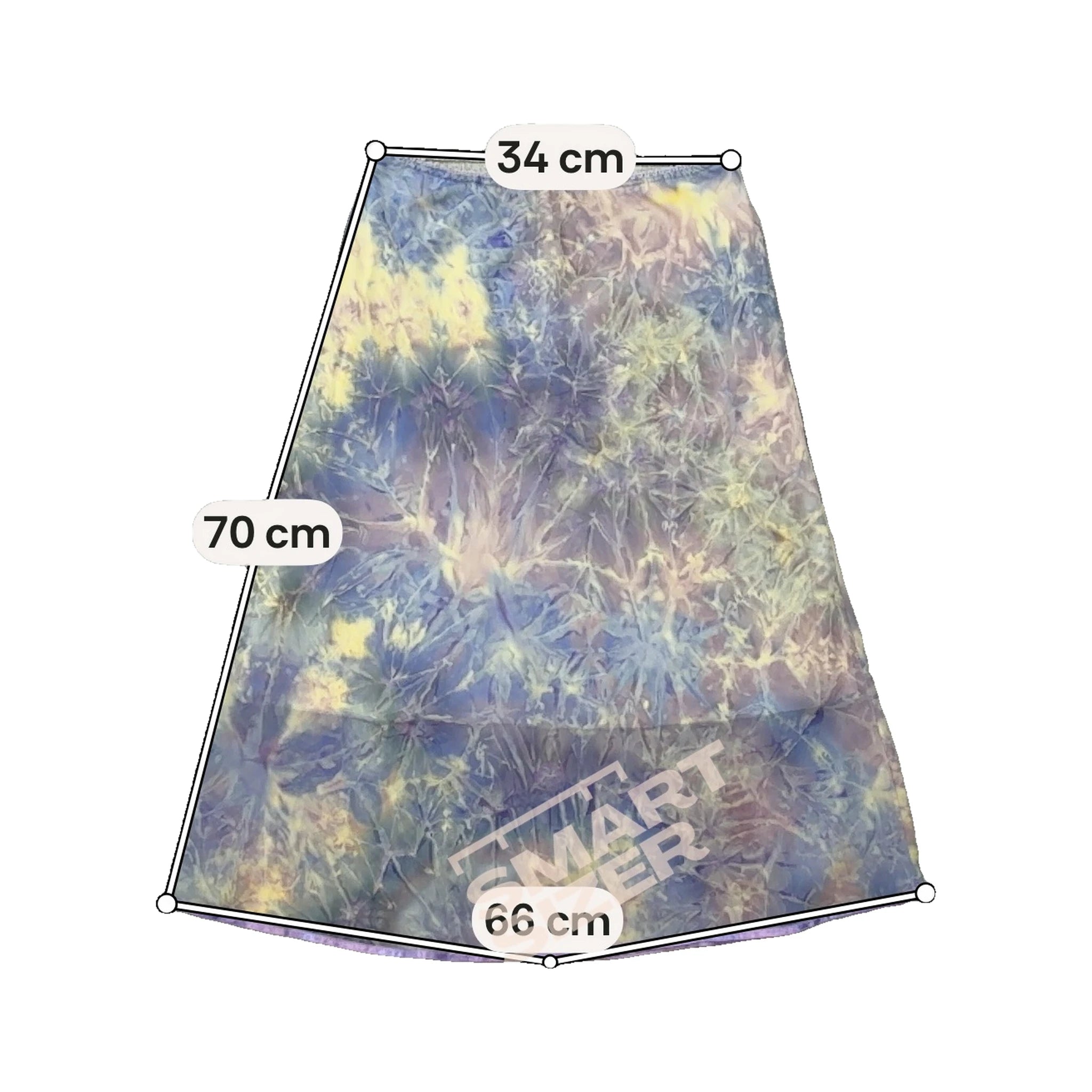 Saia Midi Linha a roxa Tie-Dye