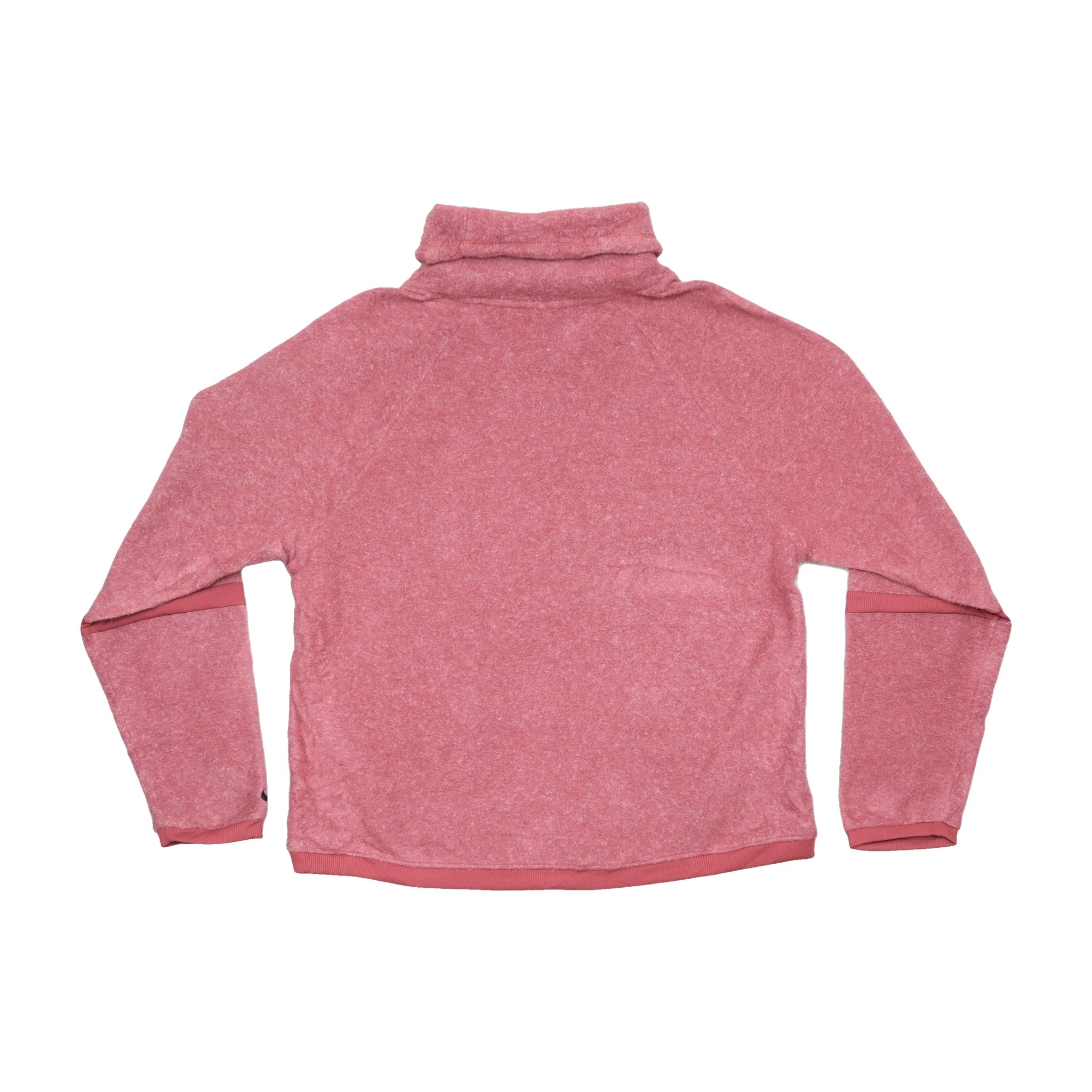 Nike Women’s Pink Fleece Cowl-Neck Pullover Sweatshirt