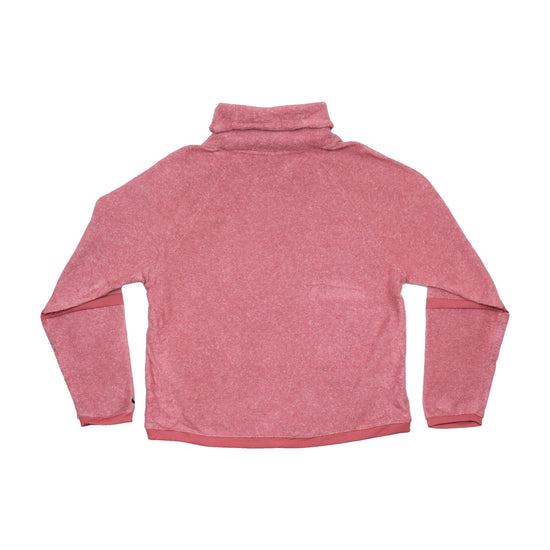 Nike Women’s Pink Fleece Cowl-Neck Pullover Sweatshirt