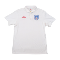 Umbro England Embroidered Crest Football Polo Shirt