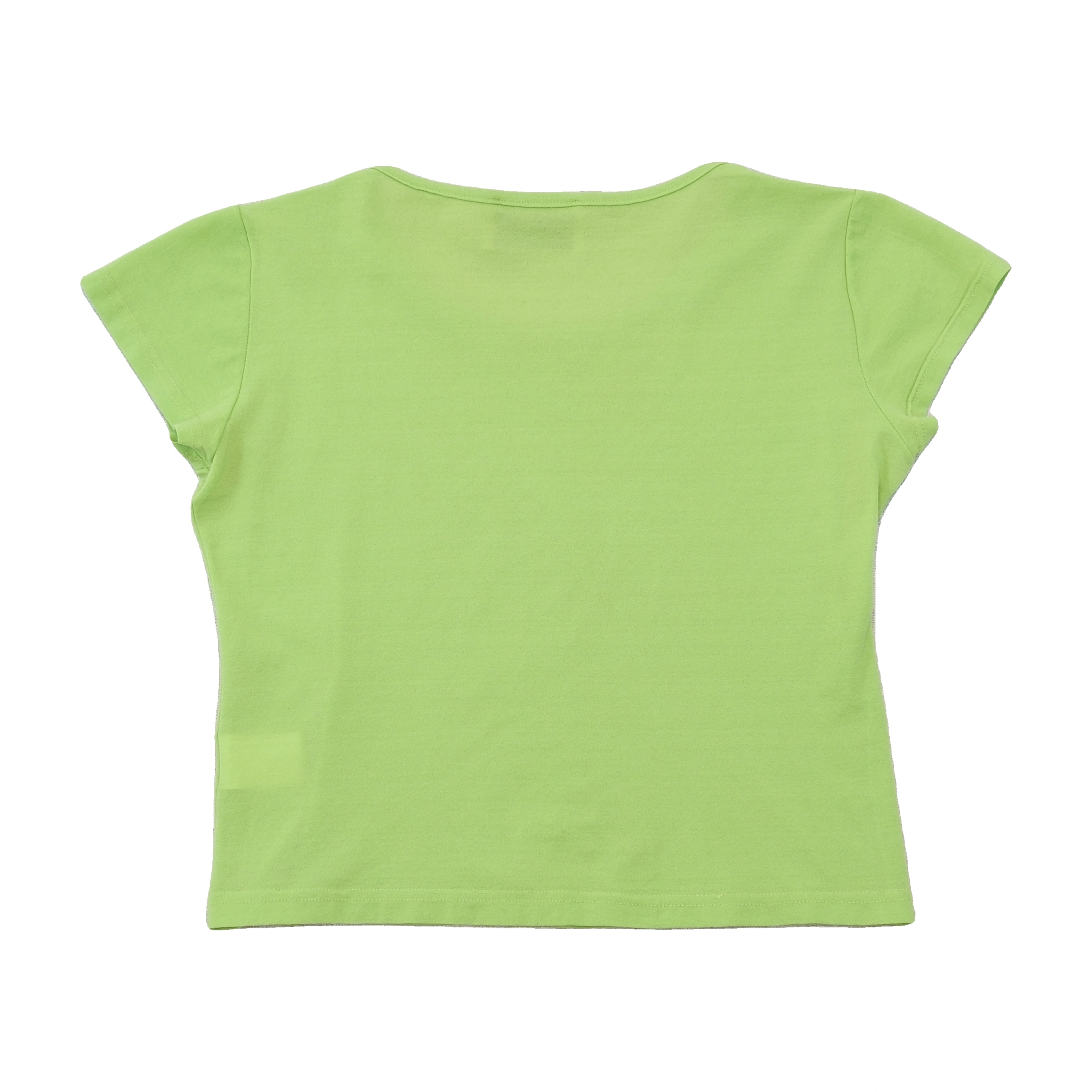 Fiorichiari Lime Green Fitted Cap Sleeve T-shirt (Repriced)