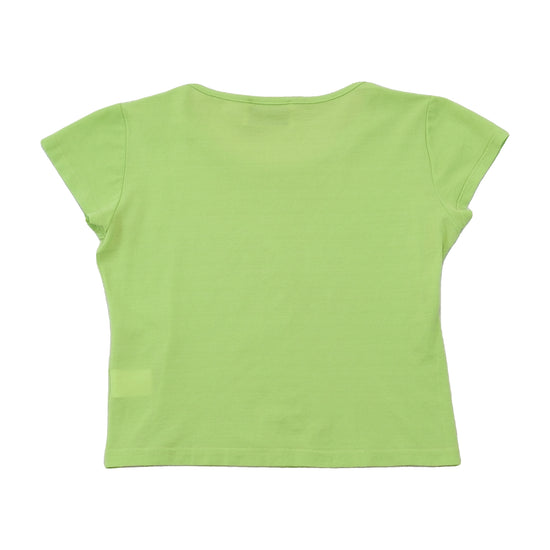 Fiorichiari Lime Green Fitted Cap Sleeve T-shirt