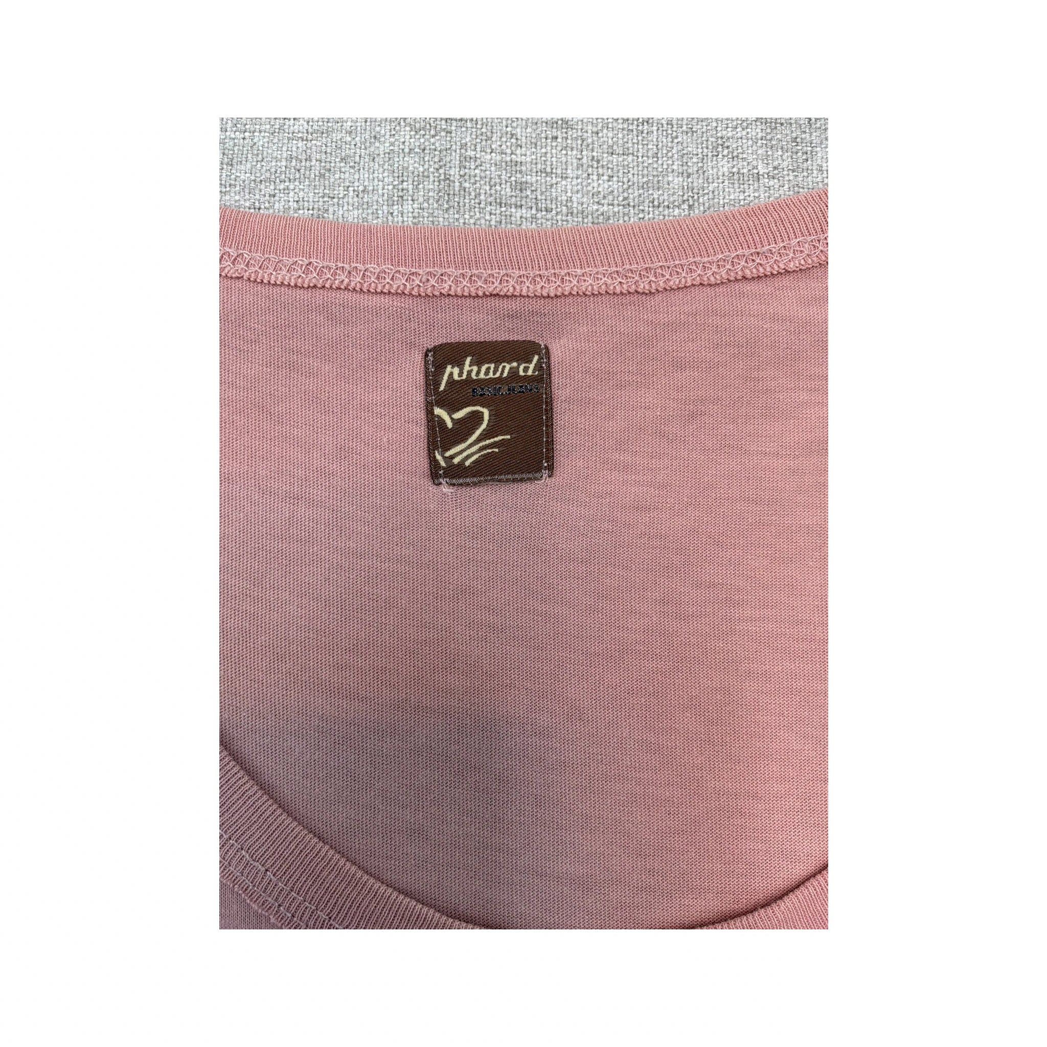 Top de alças Phard em algodão com Lantejoulas e Slogan