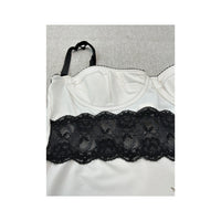 GUESS by Marciano Rose Print Lace Bustier Tank Top