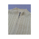 L.L.Bean Cable Knit Full-Zip Mock Neck Sweater (QUEMADA)
