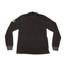 Murphy &amp; Nye Vintage Striped Cotton Long Sleeve Polo Shirt