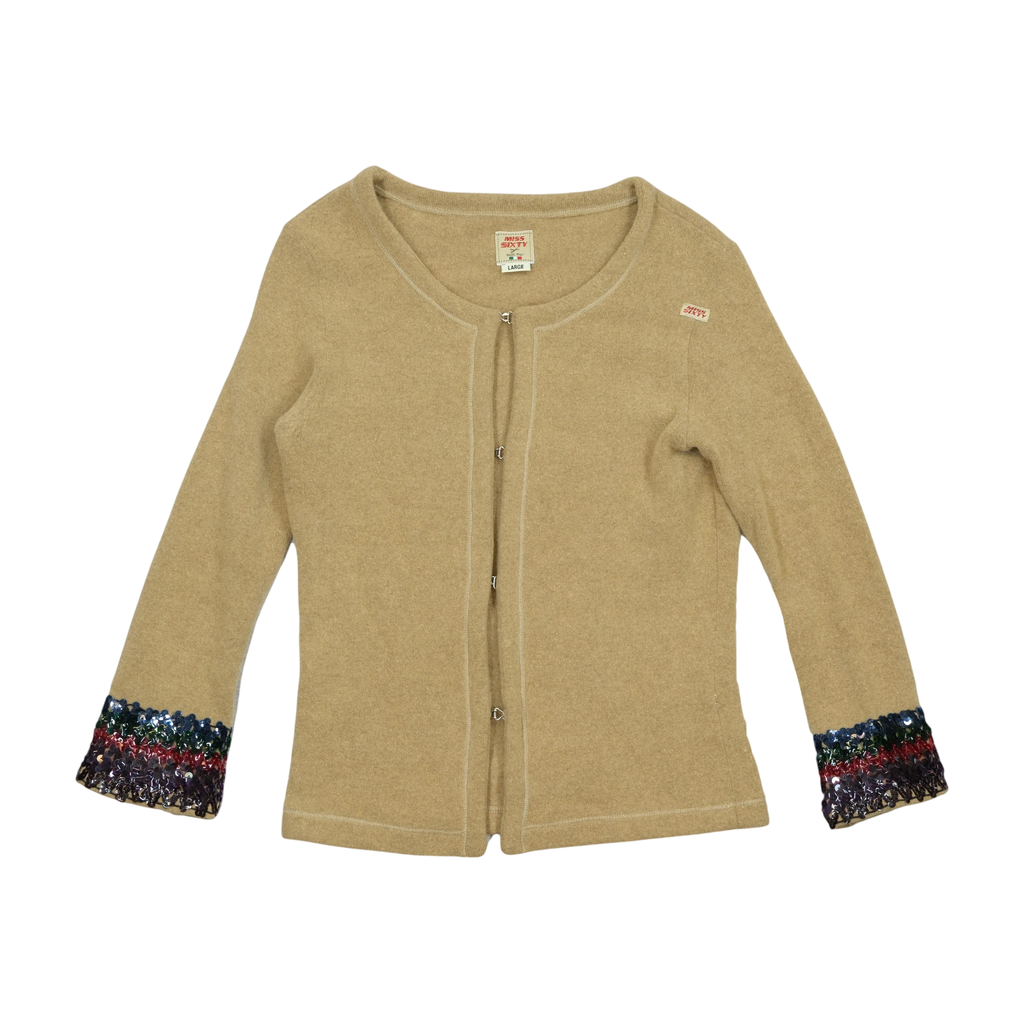 Beige Wool Blend Jacket