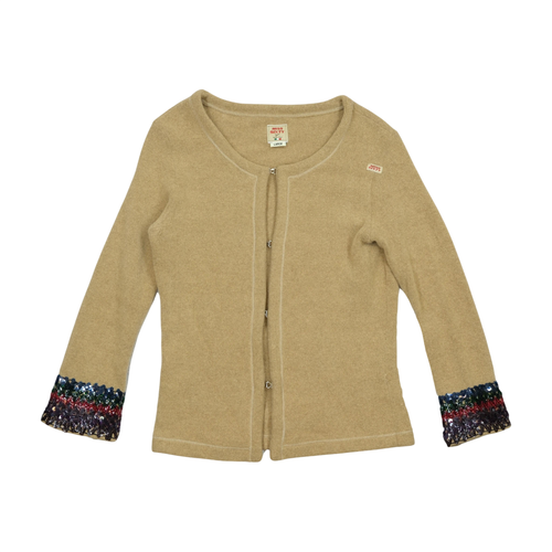 Beige Wool Blend Jacket
